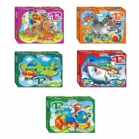 Пазл Step Puzzle Mini Maxi Контур 12элементов в ассортименте