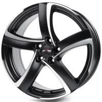 Колесный диск Alutec Shark 7.5x17/5x100 D63.3 ET35 RACING BLACK FRONTPOLISHED