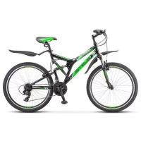 Велосипед Stels 26" Challenger V 20" Чёрный/зеленый