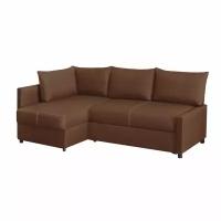 Угловой диван Боровичи-мебель Виктория 2-1 Комфорт Компакт Модерн коричневый 84279