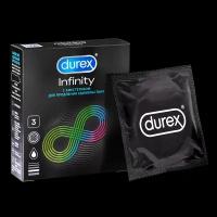 Презервативы Durex Infinity гладкие с анестетиком 3 шт