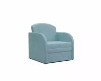 Кресло-кровать Малютка Mebel-ars велюр Голубой Luna089
