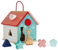 Janod Игрушка деревянная Janod Sophie la Giraffe Домик-сортер J09505