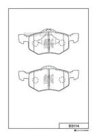KASHIYAMA D3114 D3114 KASHIYAMA колодка дисковая D3114/PN5805 EC253323ZD F