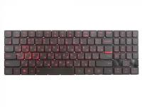 Клавиатура для ноутбука Lenovo Legion Y520, y520-15ikb, Y720, y720-15ikb, R720, r720-15ikb, 15ikb, черная без рамки, с подсветкой, гор. Enter