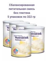 Нутризон эдванст нутридринк смесь сухая 322 гр Восстановление и реабилитация, при заболеваниях ЖКТ 5 упаковок