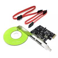 Espada Контроллер PCI-E, SATA3 2 int + 2 ext, ASM1061 (ES3A1061), oem (43084)