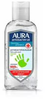 AURA антибактериальный гель для рук 100ml, зеленый ЧАЙ *5шт