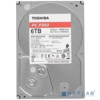 Toshiba Жесткий диск 6TB Toshiba P300 (HDWD260UZSVA) SATA 6.0Gb/s, 5400 rpm, 128Mb buffer, 3.5"