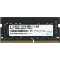 Apacer DDR4 8GB 3200MHz SO-DIMM (PC4-25600) CL22 1.2V (Retail) 1024*8 3 years (AS08GGB32CSYBGH/ES.08G21.GSH)