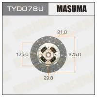 Диск сцепления Masuma 2751752129.8 (1/10) MASUMA TYD078U