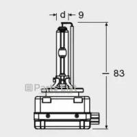 OSRAM 66340CBI автолампа d3s ксенарк 35w (66340cbi) osram