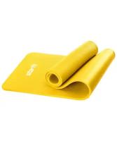 Коврик для йоги и фитнеса STARFIT FM-301, NBR, 183x58x1,5 см (желтый)