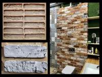 Кирпич амеро - большая полиуретановая форма для производства декоративной кирпичной плитки из бетона или гипса в лофт-стиле