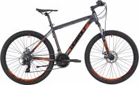 Велосипед DEWOLF Ridly 30 (2021), горный (взрослый), рама 18", колеса 26", серый, 16кг (DWF2126060018)