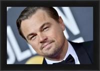 Плакат, постер на холсте Леонардо Ди Каприо. Leonardo DiCaprio. Размер 30 х 42 см