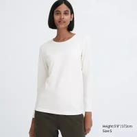 HEATTECH Extra Warm Cotton Термо рубашка с длинными рукавами, белый, L
