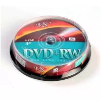 Носители информации VS DVD+RW 4,7GB 4x Cake/10 1 шт