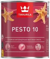 Эмаль Tikkurila Pesto 10 матовая белая 0,9 л