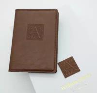Подарки Обложка для документов, монограмма "А" William Morris