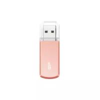 Устройство USB 3.0 Flash Drive 256Gb Silicon Power SP256GBUF3202V1P Helios 202 Розовое Золото