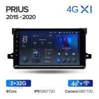 Штатная магнитола Teyes X1 Wi-Fi + 4G Toyota Prius XW50 2015-2020