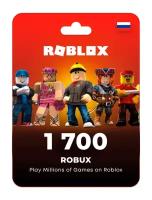 Пополнение счета Roblox на 1700 Robux / Код активации Робуксы / Подарочная карта Роблокс / Gift Card (Россия)