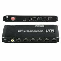 HDMI 4K Матрица коммутатор 4x2 с аудио выходами Pro-HD