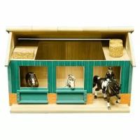 Игровой набор Farm Toys Wooden Horse Stable with Stalls