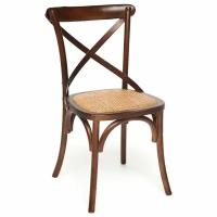 Стул Secret De Maison Provence Thonet Cross Chair CB2001 темный орех