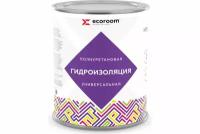 Полиуретановая универсальная гидроизоляция ECOROOM HYDRONEED серая, 1 кг 443-1-1