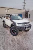 Бампер силовой передний STC тип Revo Mitsubishi L200 2006-2015 ПТФ