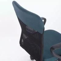 Кресло офисное компактное Brabix Jet MG-315 сетка/ткань синее 531842 (1)