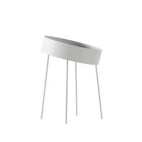 Кофейные столики в стиле COIN cocktail table by Roche Bobois (белый высокий 40*58 см)