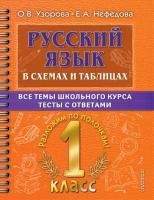 Русский язык в схемах и таблицах. Все темы школьного курса. Тесты с ответами. 1 класс