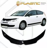 Дефлектор капота для Citroen C4 2008-2010 Classic черный