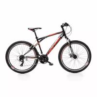 Велосипед Capriolo MTB Adrenalin 26" (2023) (Велосипед CAPRIOLO MTB ADRENALIN, рама сталь 18'', колёса 26'' (чёрный-красный), 921441-18)