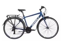Комфортный велосипед Dewolf Asphalt 10 (2022) 20" Темно-синий (176-186 см)
