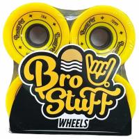 Колеса для скейтборда Bro Stuff 70MM 78A - Yellow, Размер колёс 70mm