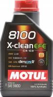 MOTUL 109470 Масло моторное Motul 8100 X-Clean EFE 5W-30 1л