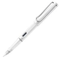 Ручка перьевая Lamy safari 019, белый, EF