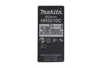 Этикетка для перфоратора MAKITA HR5210C