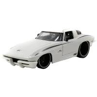 Jada Toys Коллекционная модель 963 Corvette Stingray Centennial, 1:18, металл 96470-White