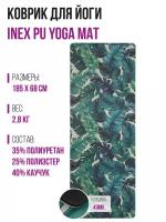 Коврик для йоги INEX Yoga PU Mat полиуретан с принтом