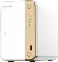 QNAP TS-262 NAS Tower Eingebauter Ethernet-Anschluss Gold - Weiß N4505 (TS-262-4G)