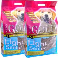 NERO GOLD DOG SENIOR/LIGHT для пожилых собак всех пород с индейкой и рисом (12 + 12 кг)