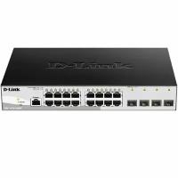 Коммутатор D-Link DGS-1210-20/ME/B1A 16x1Гбит/с 4SFP управляемый