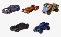 Коллекционный набор машинок Hot Wheels Character Cars Marvel Avengers 5 Pack Vehicles (Хот Вилс Автомобили персонажей Марвел Мстители 5 машинок)