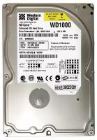 Для домашних ПК Western Digital Жесткий диск Western Digital WD1000JB 100Gb 7200 IDE 3.5" HDD