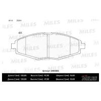 Колодки тормозные (Новая смесь) DAEWOO NEXIA/LANOS/MATIZ SOHC передние E400006 MILES E400006